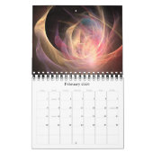 リズMolnarのフラクタルの芸術 カレンダー (2月 2026)