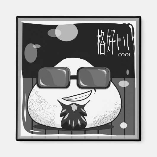 リセおもしろいボ日本のール マグネット (正面)