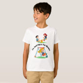 リセス目当てです | おもしろ子供Tシャツ Tシャツ (正面フル)