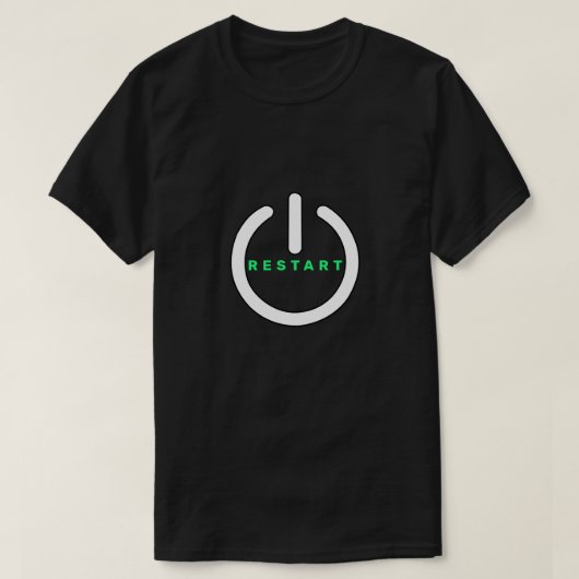 リセッおもしろいトボタン付きTシャツ – カスタム文字 Tシャツ (デザイン正面)