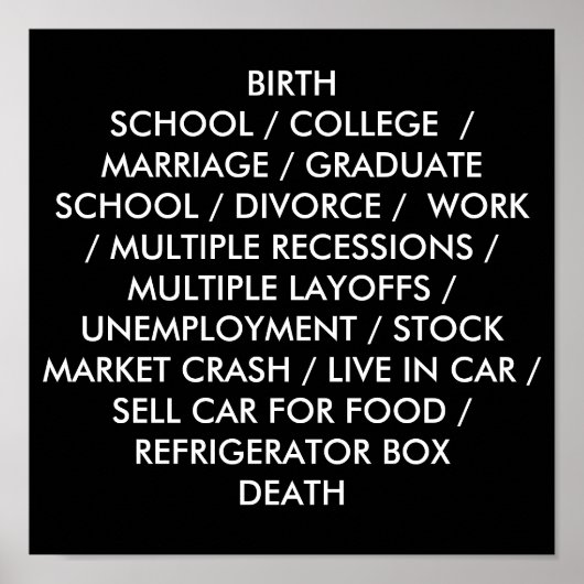 リセッションのポスター#1: The Life List ポスター (正面)