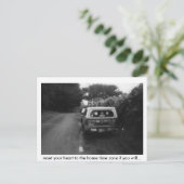 リセット、ハートをホームタイムゾーンにリセット… ポストカード (スタンド正面)