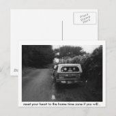 リセット、ハートをホームタイムゾーンにリセット… ポストカード (正面/裏面)