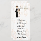 リセプション ウェディング (正面/裏面)