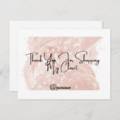 リセラーに感謝するカスタマイズ可能なNotecard ポストカード (正面/裏面)