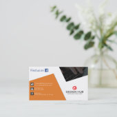 リセラースリフティング卸売業者ハッスルプロフェッショナル 名刺 (スタンド正面)