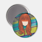 リセ・ロッテがパンクする マグネット (正面/裏面)