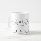 リゼットペプチド名mug コーヒーマグカップ (正面左)