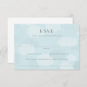 リゾートウェディングの出欠確認 出欠カード (正面/裏面)