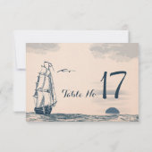 リゾートウェディング テーブルナンバー (裏面)