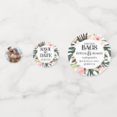 リゾートウエディングのSave The Date コンフェッティ (正面)