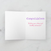 リタイアおもしろいルハローペンションカラフル カード (内部)