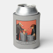 リタイアおもしろいルユーモアクーラーボックス 缶クーラー (缶正面)