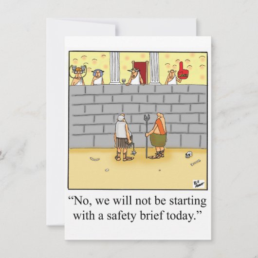 リタイアおもしろいルユーモアパーティの招待状 招待状 (正面)