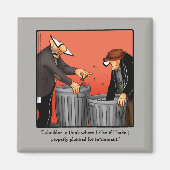 リタイアおもしろいルユーモア磁石 マグネット (正面)