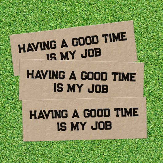 リタイアおもしろいンクラフトミニ名刺 スキニー名刺