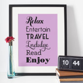 リタイアインスピレーションの言葉 |ブラックタイポグラフィ ポスター