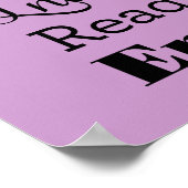 リタイアインスピレーションの言葉 |ブラックタイポグラフィ ポスター (角)