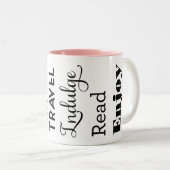 リタイアインスピレーション・ワーズブラックタイポグラフィ ツートーンマグカップ (正面右)