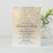 リタイアウィンタースノーフレーク招待状 招待状 (スタンド正面)