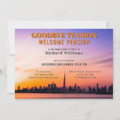 リタイアウェイバイザテンションシティスカイライン 招待状 (正面)