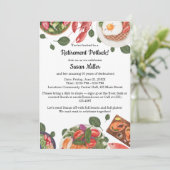 リタイアエレガントメントパーティーの持ち運び招待状 招待状 (スタンド正面)