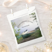 リタイアカヌー川で フェイバーバッグ (クリップ留めされた状態)