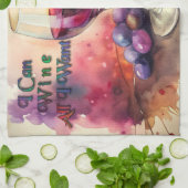 リタイアキッチンタオルが欲しいものはワインで済む キッチンタオル (折り畳み)