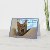 リタイアキャットがとても嬉しい カード (正面)