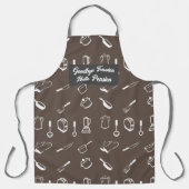 リタイアギフトサヨナーブテンションハローペンション エプロン (正面)