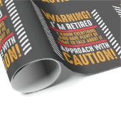 リタイアギャグことわざシニアファ退職したンド ラッピングペーパー (ロールコーナー)