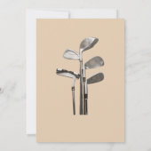 リタイアグレーゴルフカートPar Teeテーマ 招待状 (裏面)