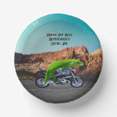 リタイアゲッコカスタムバイクに乗り出す ペーパーボウル (正面)