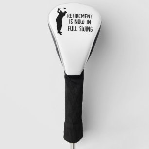 リタイアゴルファー誕生日退職したハッピーリタイア ゴルフヘッドカバー