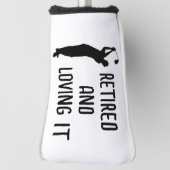 リタイアゴルファー誕生日退職したハッピーリタイア ゴルフヘッドカバー (回転90)