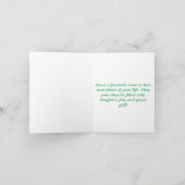 リタイアゴルフカバリヤキングチャールズスパニエル犬 カード (内部)