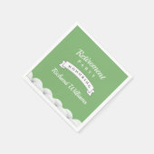 リタイアゴルフゴルフボールフォーマルヴィンテージ スタンダードカクテルナプキン (角)