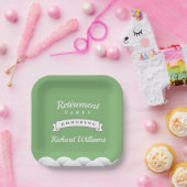 リタイアゴルフゴルフボールフォーマルヴィンテージ ペーパープレート (パーティー)