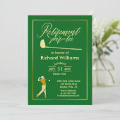 リタイアゴルフパーティークラシックグリーンゴールデンプレーヤー 招待状 (スタンド正面)