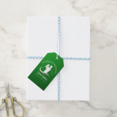 リタイアゴルフプレーモダンヤーのパーティーへのスイング ギフトタグ (より糸付き)