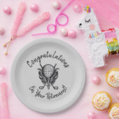 リタイアゴルフボールTeeクラブおめでとう ペーパープレート (パーティー)