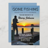 リタイアゴーン魚釣りコーストビーチ 招待状 (正面/裏面)