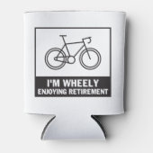 リタイアサイクリングバイクを楽しおもしろいんでいる 缶クーラー (正面)