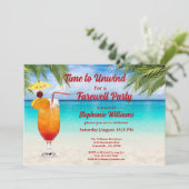 リタイアサマーフェアウェルカクテルビーチパーティー 招待状 (スタンド正面)