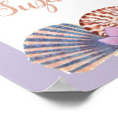 リタイアシーシェルコーラルパープル ポスター (角)