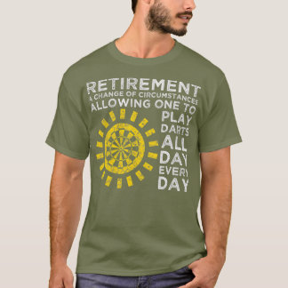 リタイアダーツダーツプレーヤー Tシャツ