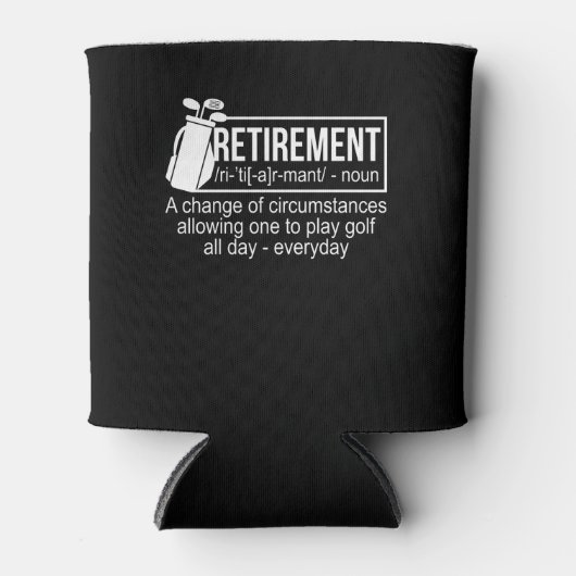 リタイアチェンジ遊ゴフェーデイ 缶クーラー (正面)