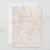 リタイアティーパーティー招待状印刷またはデジタル 招待状 (裏面)