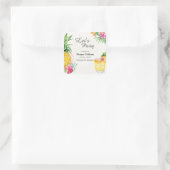 リタイアトロピカルサマーカクテルパーティー スクエアシール (バッグ)