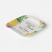 リタイアトロピカルサマーカクテルパーティー ペーパープレート (傾斜あり)